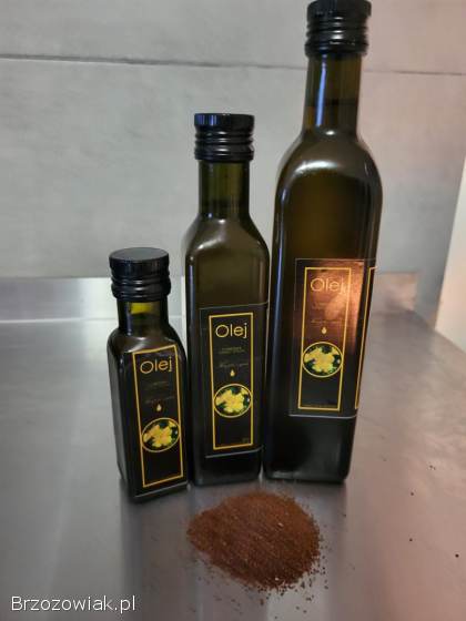 Olej tłoczony na zimno czarnuszki polskiej