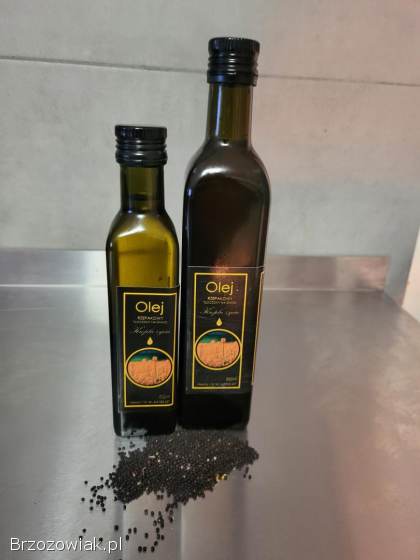 Olej tłoczony na zimno czarnuszki polskiej