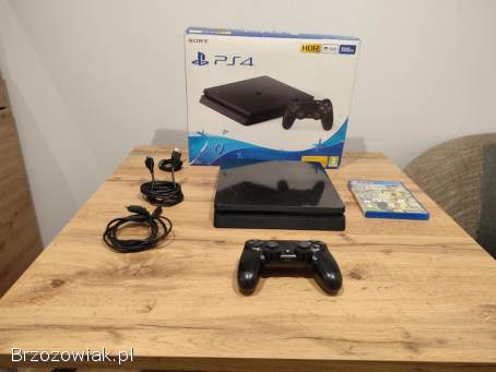 Okazja!  Konsola PS4 500GB + pad i gra!  Playstation 4 Slim Gwarancja!