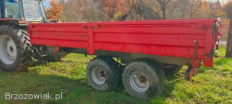 Przyczepa rolnicza tandem 10t wywrot 3 strony Warfama t-080