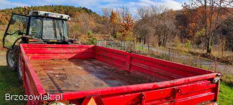 Przyczepa rolnicza tandem 10t wywrot 3 strony Warfama t-080
