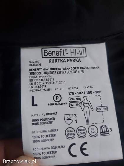 Zimowa Kurtka Robocza