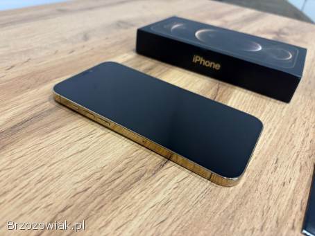 Okazja!  Iphone 12 Pro Max Złoty!  Super Stan!  Gwarancja!  Bat 100