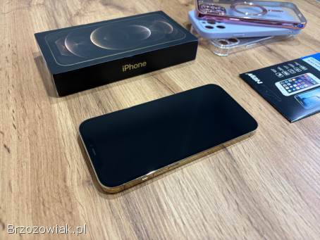 Okazja!  Iphone 12 Pro Max Złoty!  Super Stan!  Gwarancja!  Bat 100
