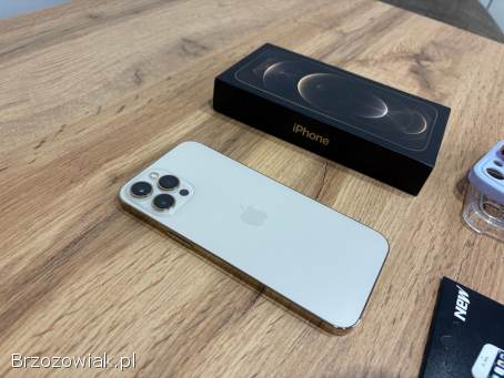 Okazja!  Iphone 12 Pro Max Złoty!  Super Stan!  Gwarancja!  Bat 100
