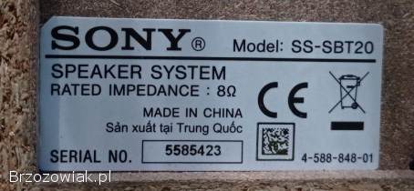 Głośniki Sony SS-SBT20