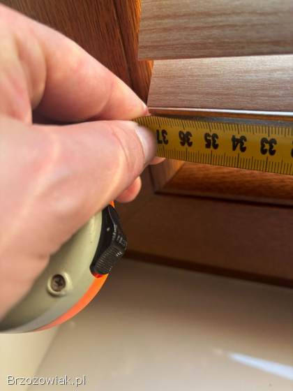 Żaluzja drewniana 94x35 cm – kolor złoty dąb