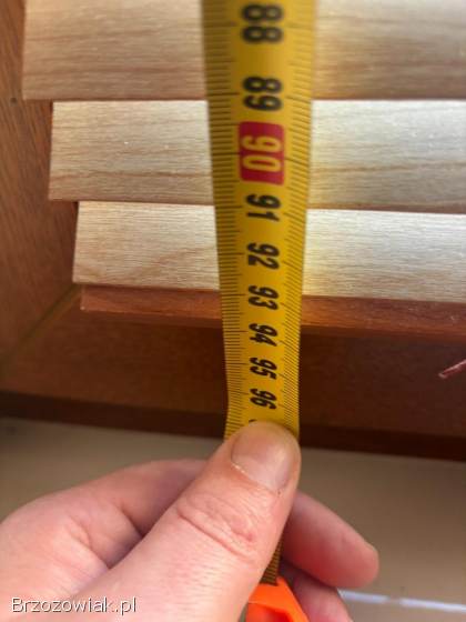 Żaluzja drewniana 94x35 cm – kolor złoty dąb