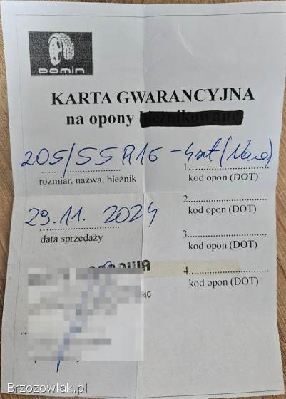 Opony zimowe 205/55 r16