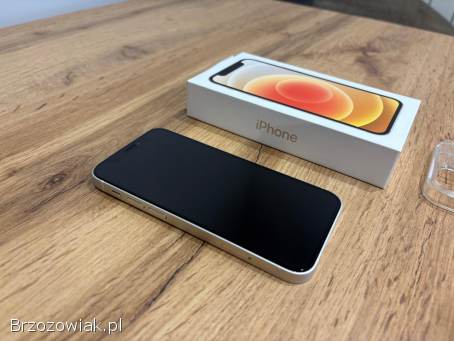Okazja!  Iphone 12 Mini Biały!  Super Stan!  Gwarancja!  Bateria 100!