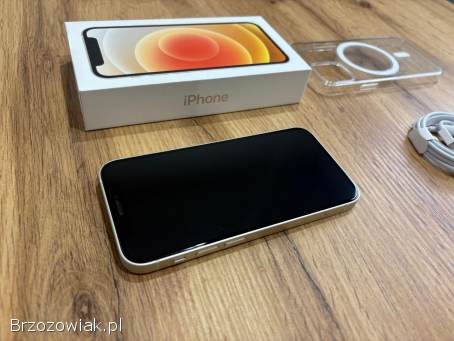 Okazja!  Iphone 12 Mini Biały!  Super Stan!  Gwarancja!  Bateria 100!