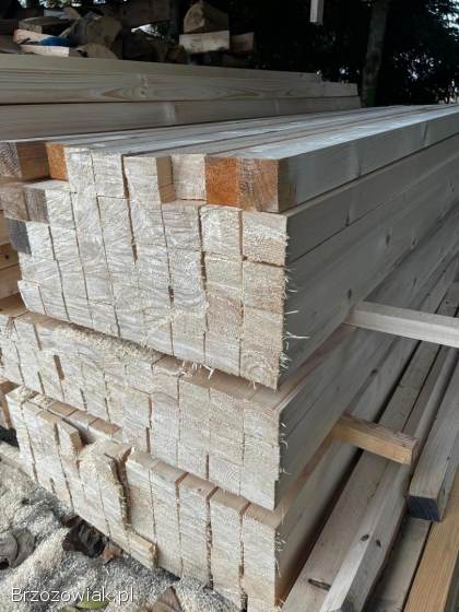 Kantówka sucha strugana 70x70 65x65 45x45 świerk listwy wykonczeniowe