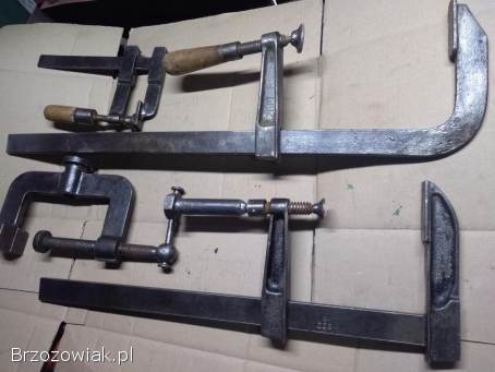 Ściski stolarskie ślusarskie sciski prl stare ściski polskie prl mocne