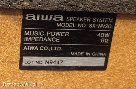 Wieża AIWA NSX-V20