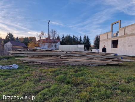 Deski szalunkowe po budowie