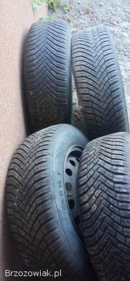 Opony całoroczne + felgi,  zimowe Continental Hyundai KiA,  Koła