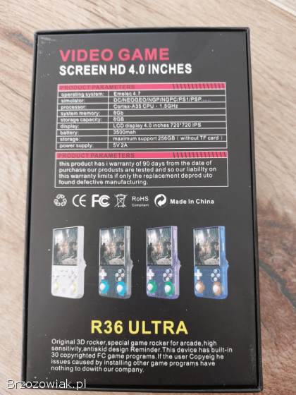 Konsola R36 Ultra retro gry