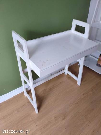 Biurko/ toaletka biala z szuflada