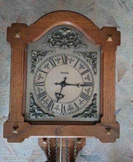 Zegar wiszący Hermle z Niemiec