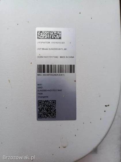 Falownik Huawei 6kw do Fotowoltaiki