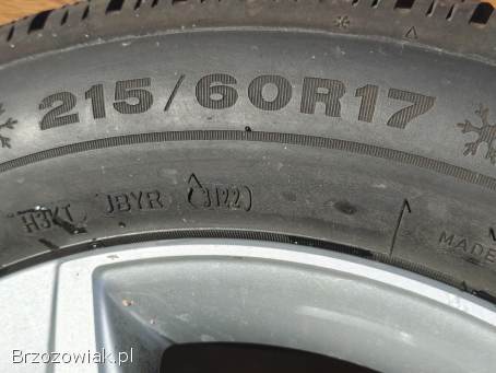 Felgi aluminiowe 17 + opony zimowe Dunlop 215/60/R17 toyota chr