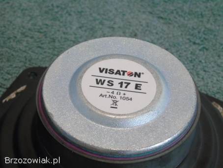 Głośniki niskotonowe Visaton WS 17 E para sprawne.  WYSYŁKA