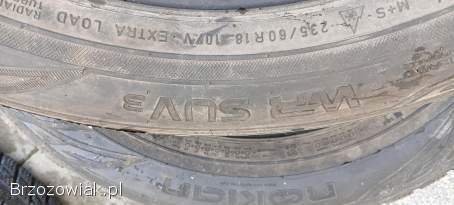 235/60r18 NOKIAN,  zimowe 18 cali do suv audi q5,  volvo kia,  opony 8mm