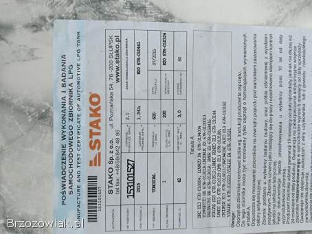 Butla LPG STAKO 42l
