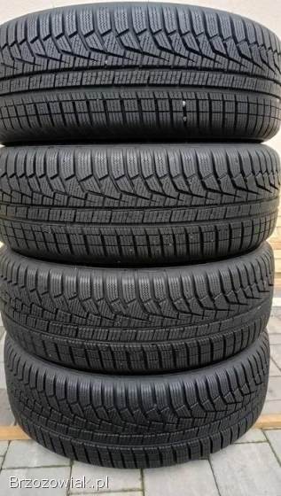 205/60r16 HANKOOK,  jak nowe 4 opony zimowe 16,  8-9mm