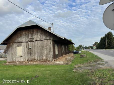 OKAZJA-Sprzedam duży zdrowy dom co z bali do rozbiórki pokryty blachą.