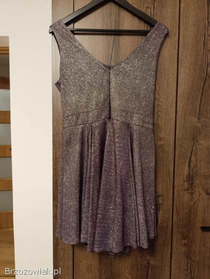 Brokatowa sukienka rozmiar 40