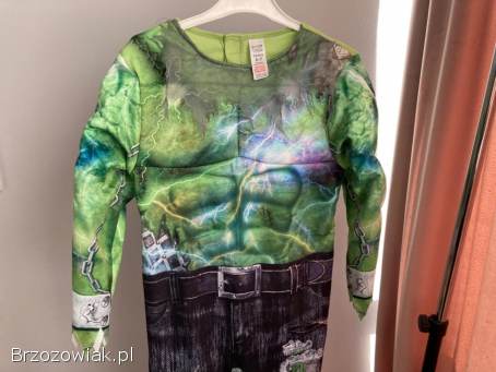 Strój karnawałowy r 122-128 na 7-8 lat hulk super bohater przebranie