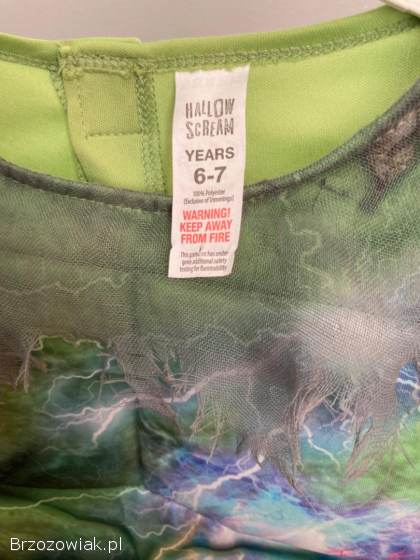 Strój karnawałowy r 122-128 na 7-8 lat hulk super bohater przebranie