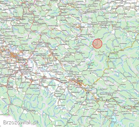 Żohatyn gm.  Bircza działka 61 arów,  możliwość dokupienia większej działki