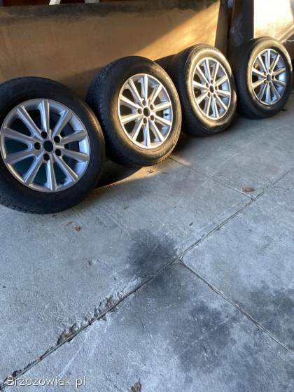 Koła zimowe 215/60R16,  oryginalne alufelgi Ford