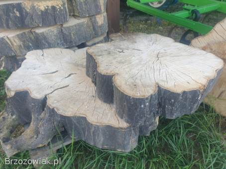 Plastry drzewa na stolik GRAB