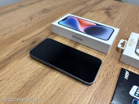 Okazja!  Iphone 14 -  Niebieski!  Gwarancja!  Bat 100 Super Stan!