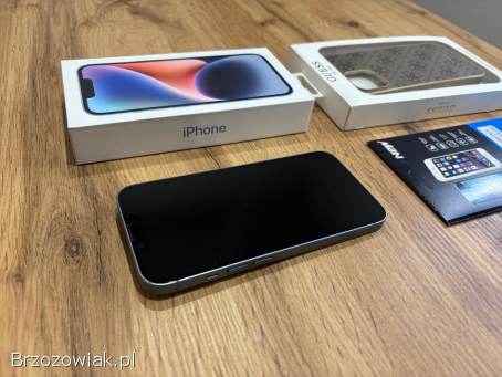 Okazja!  Iphone 14 -  Niebieski!  Gwarancja!  Bat 100 Super Stan!