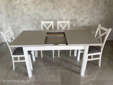 Stół Dębowy Okrągły Rozkładany!  Dowolne Wymiary!  Krzesło K-5 Drewniany