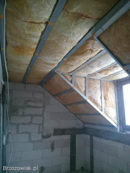 Wykończenie wnętrz zabudowa i adaptacja poddaszy.