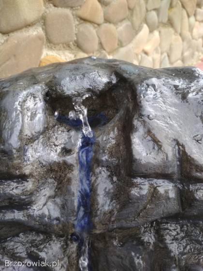 Fontanny pokojowe,  makieta zamku -  rękodzieło