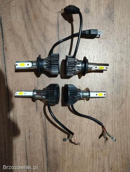 Żarówki LED H7,  H4