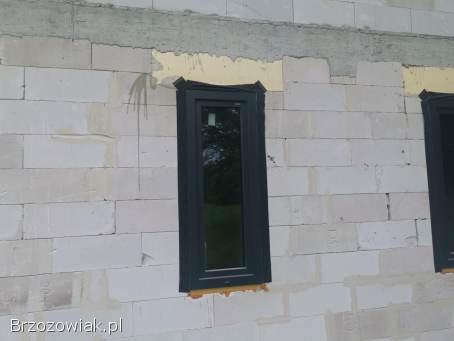 3 Okna Wiśniowski PVC PRIMO 82 3-szybowe,  prawie nowe,  z demontażu