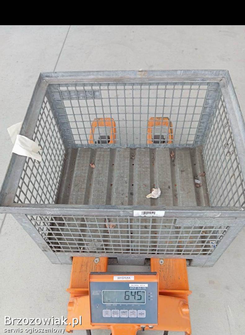 Gitterbox / kosz metalowy / skrzyniopaleta