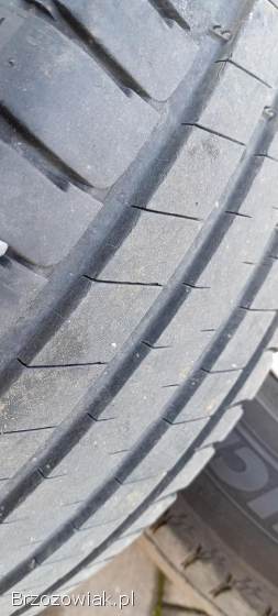 4 koła 17 cali AUDI Q5 5x112 alufelgi 17 + opony MICHELIN 7mm