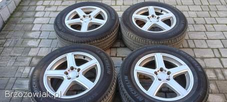 4 koła 17 cali AUDI Q5 5x112 alufelgi 17 + opony MICHELIN 7mm