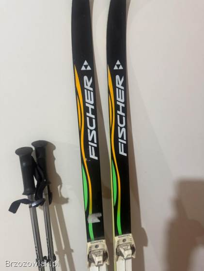 Zestaw narty biegowe Fischer + kijki + buty