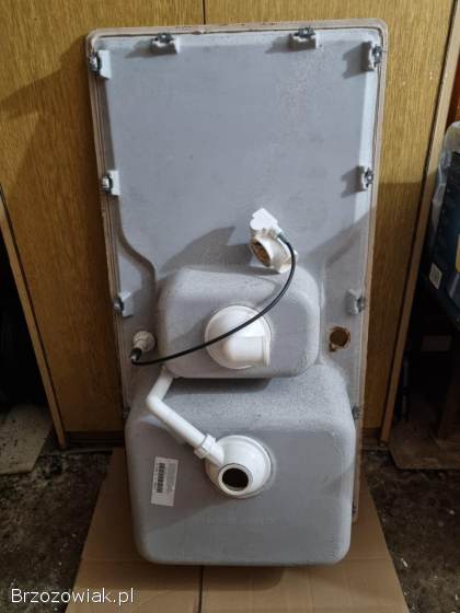 Zlewozmywak dwukomorowy tegranit 100x50 cm