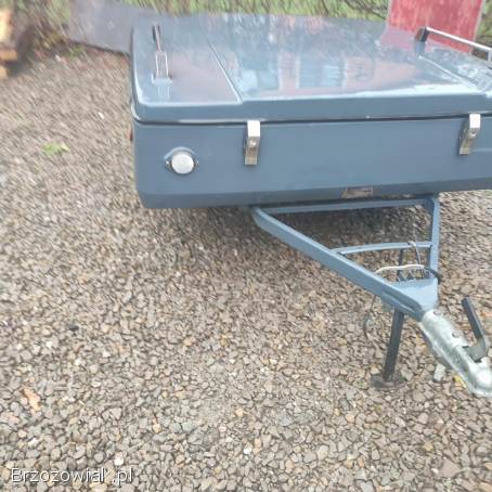 Przyczepka,  zabytkowa PRL kemping