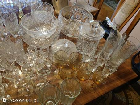 Sprzedam kryształy,  kieliszki